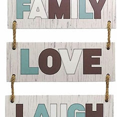 Home Family, Love, Laugh, Dream Sign