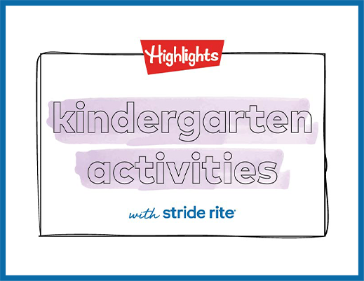kindergarten activities with Stride Rite.