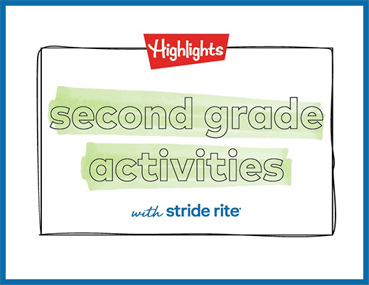 second grade Activities with Stride Rite.