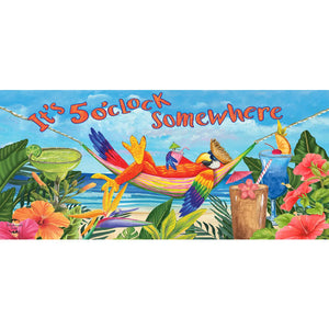 5 O'clock Parrot Doormat - The Ivy Cottage