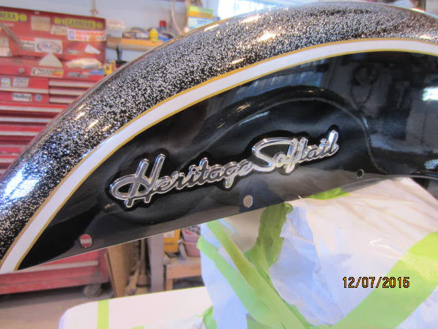 Custom Painted Harley Davidson Softail Tank Fender Set V Twins To V 8s