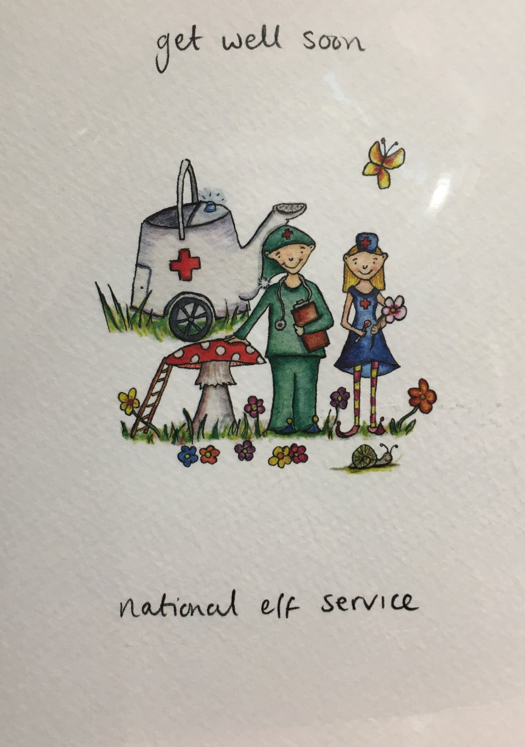 National elf service greetings card