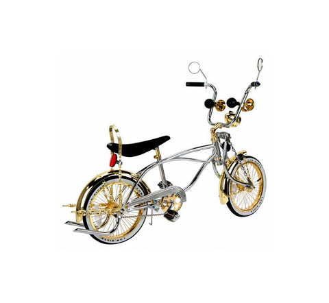 gold lowrider bike parts