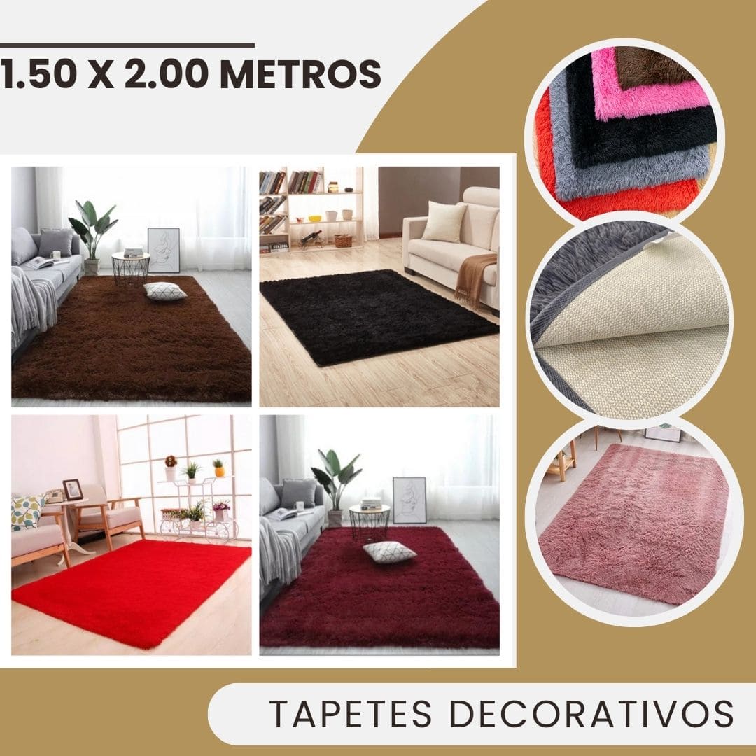 Tapete Alfombra Decorativa Sala Alcoba 1.50 X 2.00 Mt – Compras en Casa  Colombia