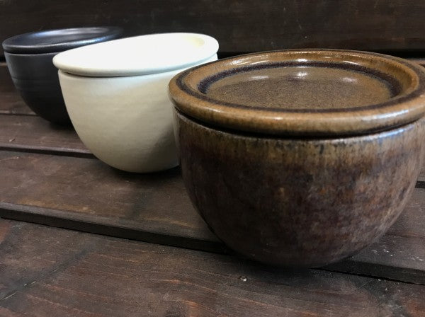 Waon Shigaraki Hangout OHITSU Rice Container Antique Pottery Japan