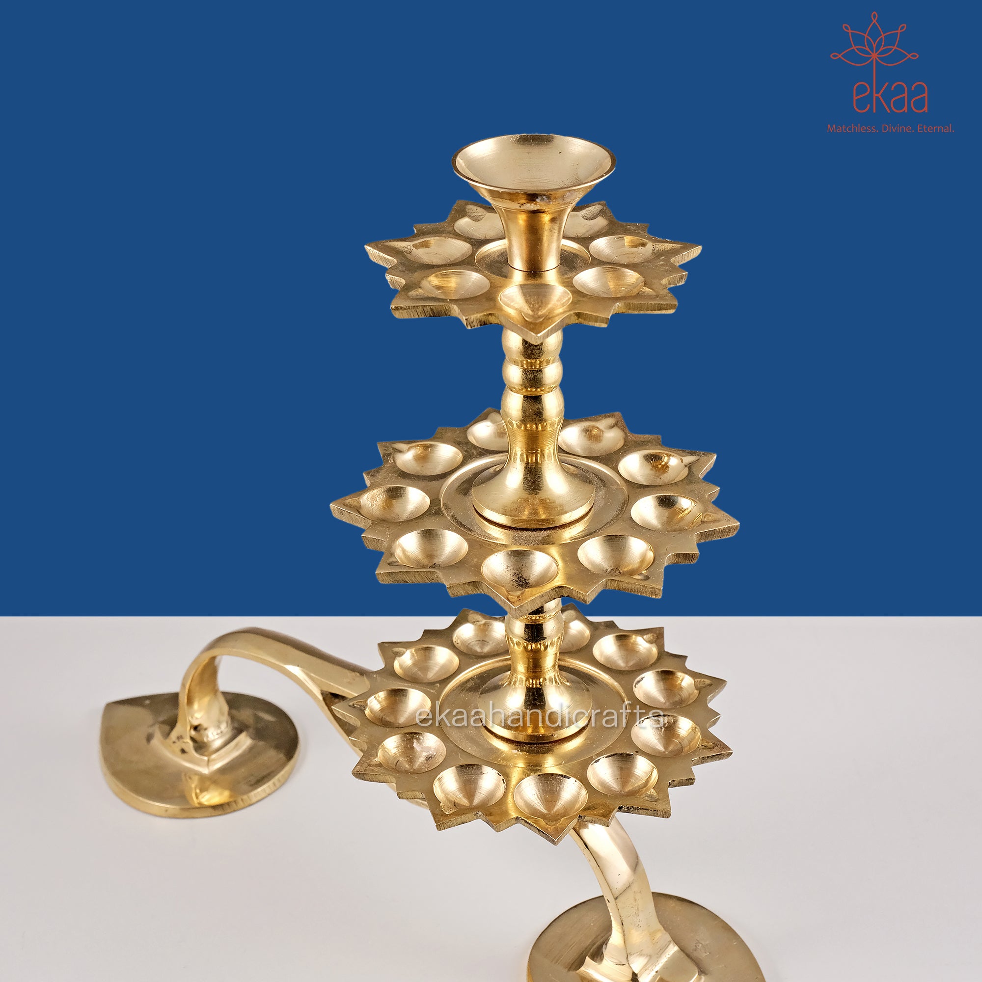 brass diya stand