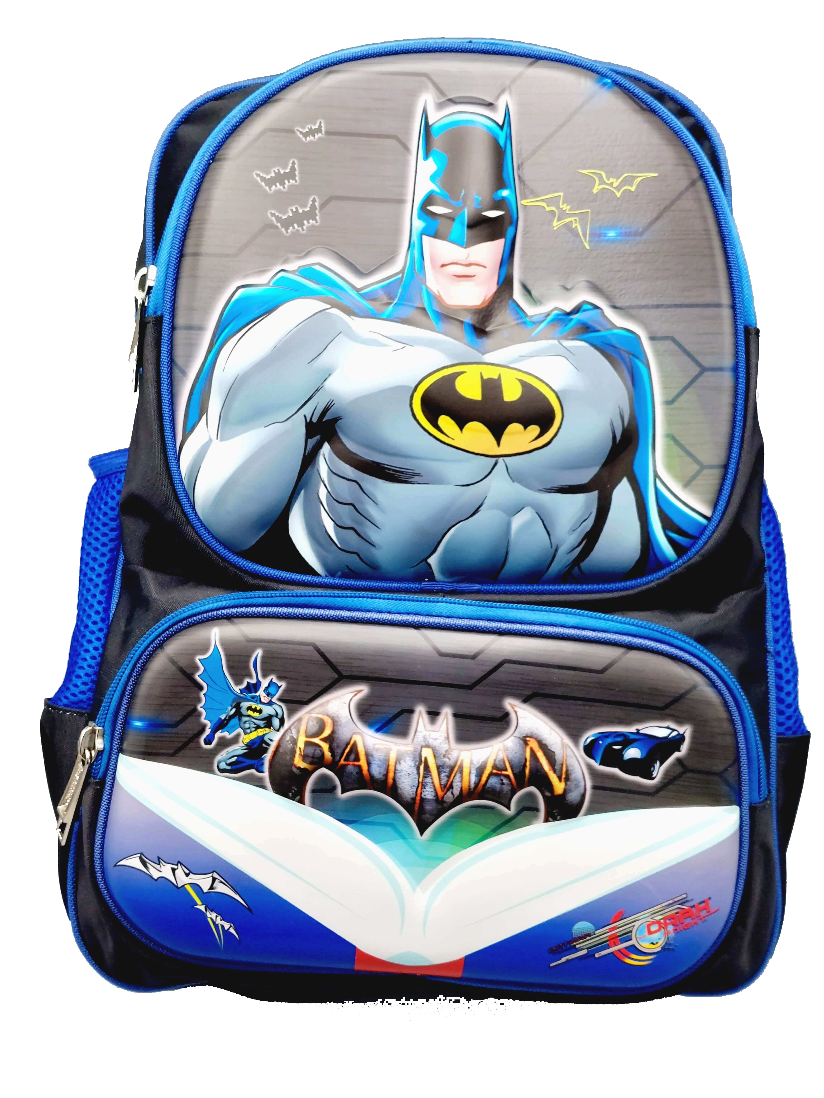 Batman Themed Backpack For Kids Superhero School Bag – 