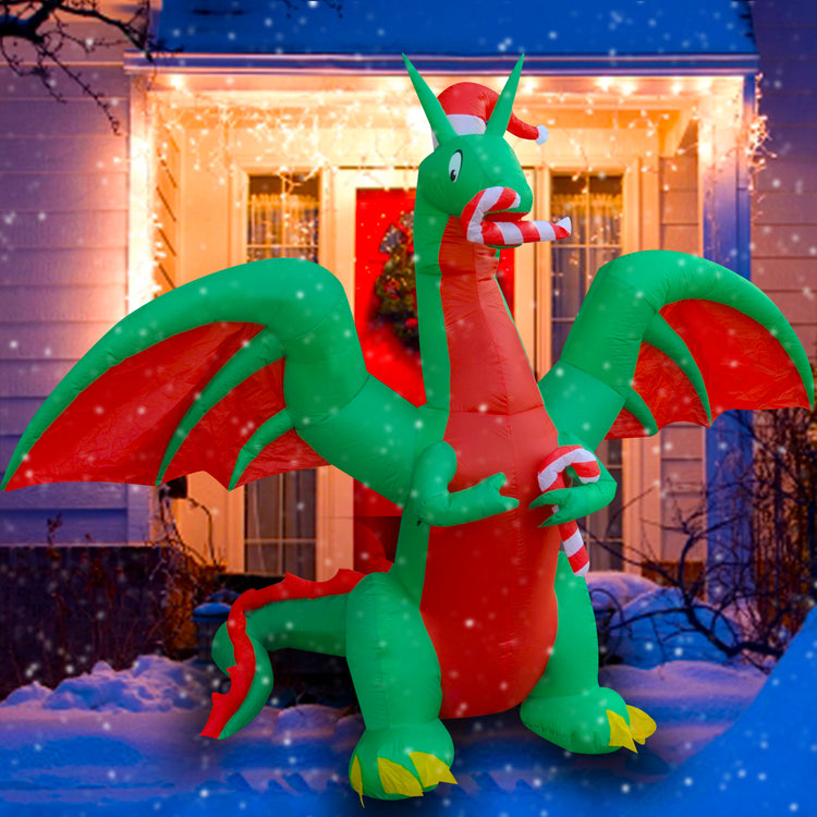 inflatable dragon christmas