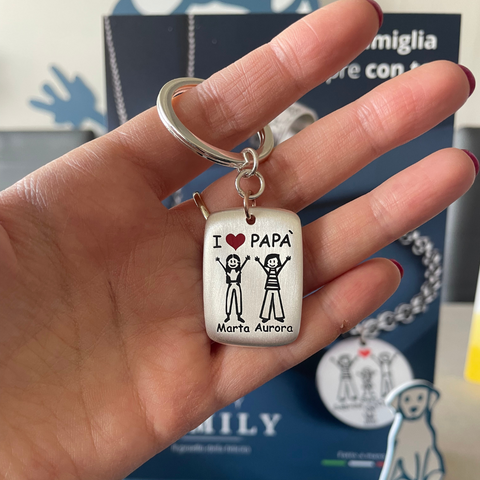 idea regalo personalizzata happy family per festa del papà