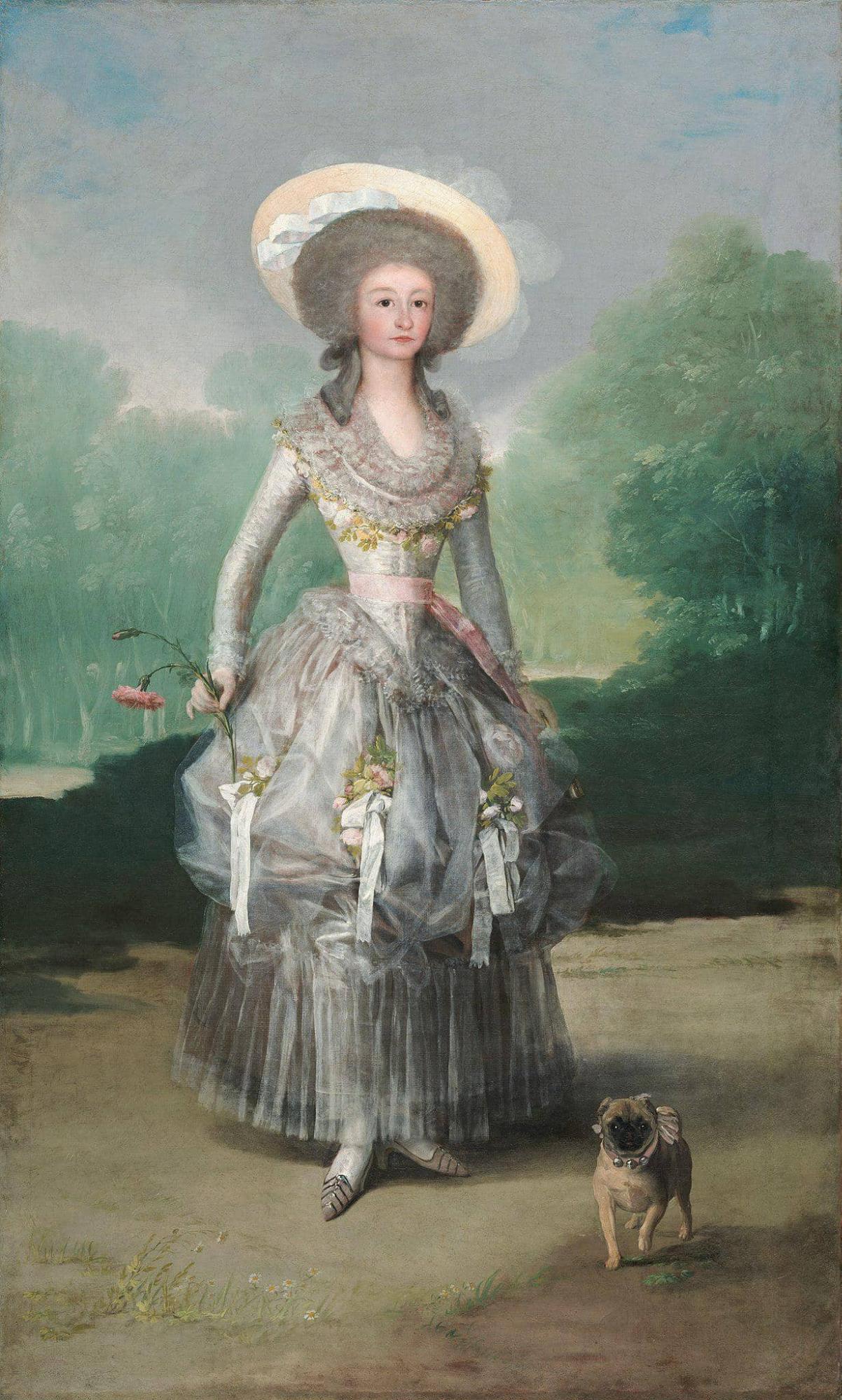 The Marquesa de Pontejos von Francisco Goya