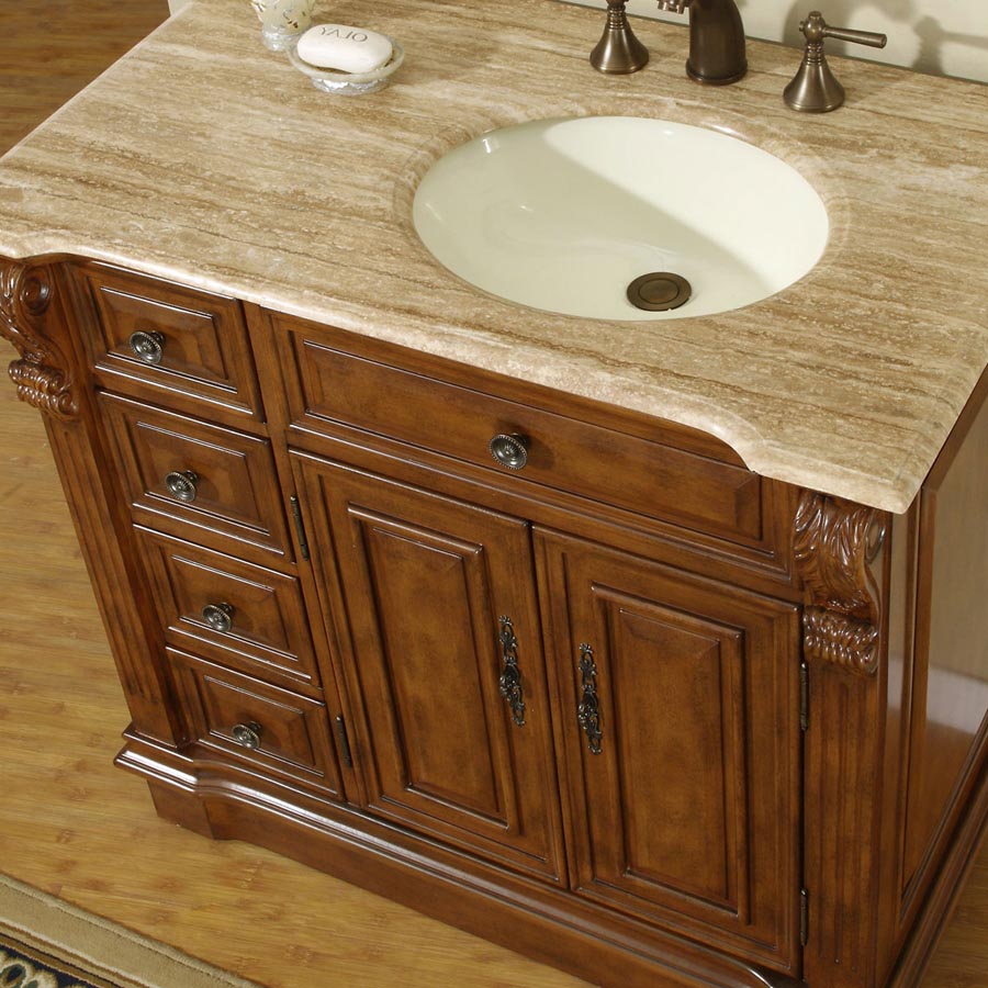 38 inch bathroom vanity top with sink