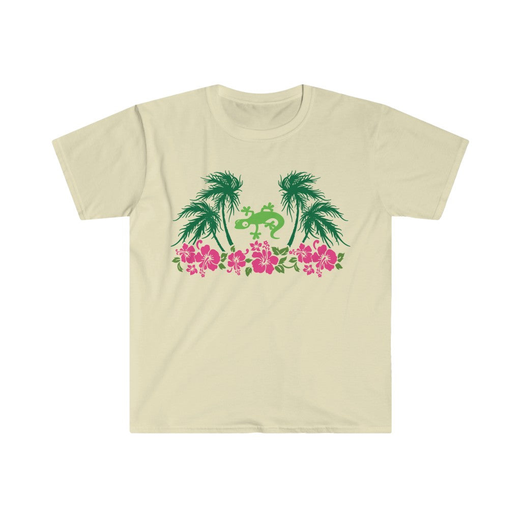 Tropical Gecko, Softstyle T-Shirt