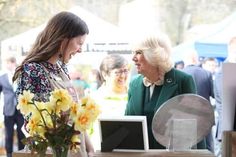 Shannon Forrest and HRH Duchess of Cornwall