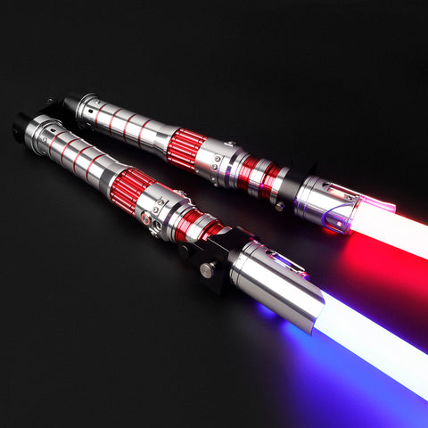 Dark Rey saberstaff with a hinged connector