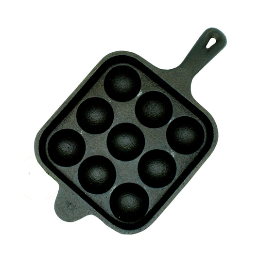 Buy Sparkenzy Cast Iron Pre Seasoned Paniyaram / Paddu Pan, 7 Pit