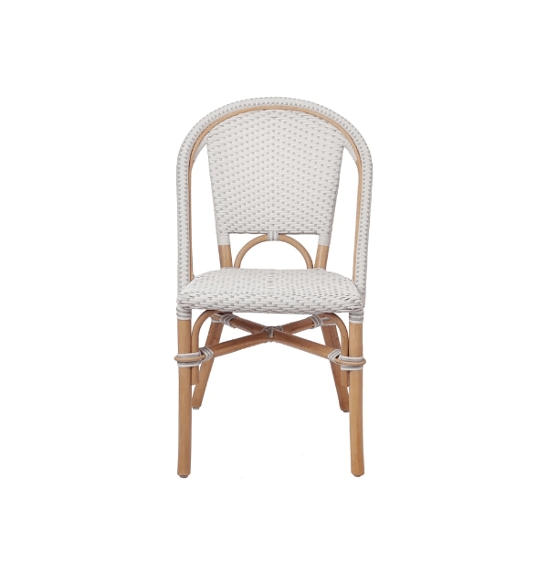 white bistro chair