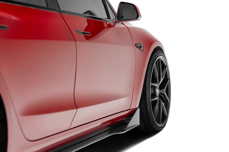 [Adro]  TESLA MODEL 3 PREMIUM PREPREG CARBON FIBER SIDE SKIRTS
