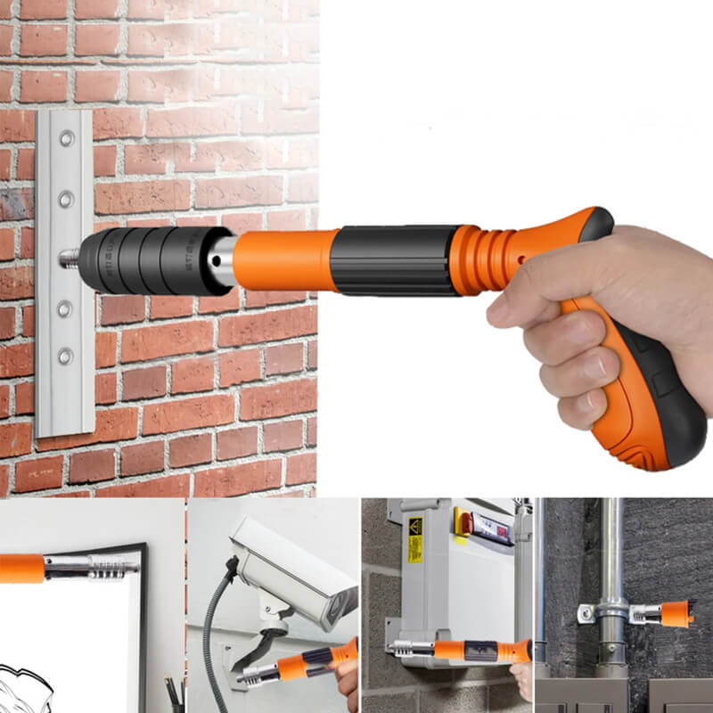 2023 Holz bearbeitung und Dekoration integrierte Luft nagler Nagel pistole Home DIY Installation Wand befestigung Niet pistole manuelle Werkzeuge