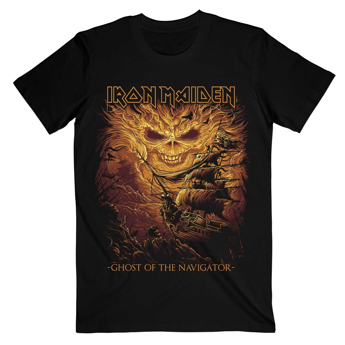 Iron Maiden Unisex T-Shirt: Ghost of the Navigator
