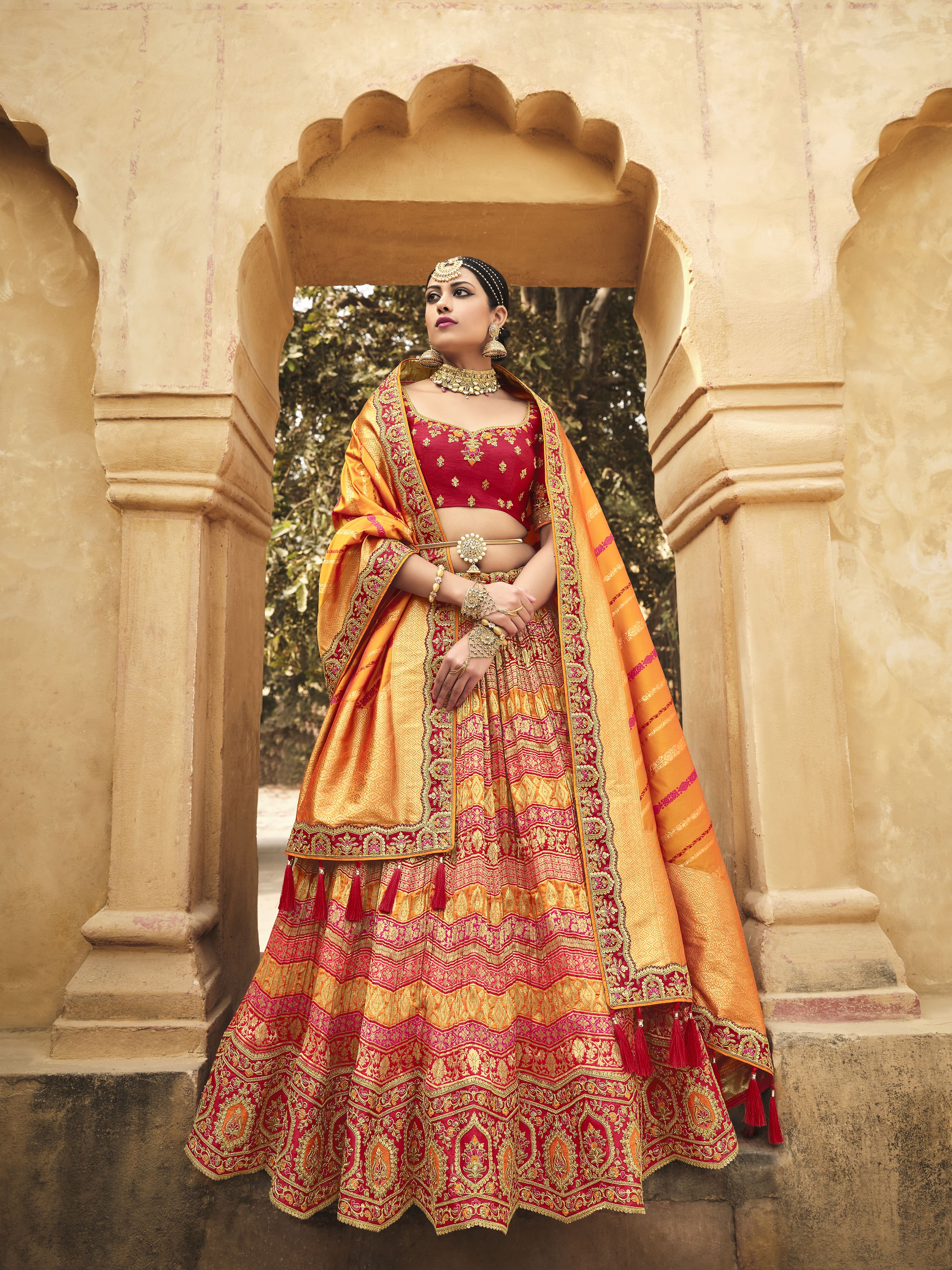 Bridal Lehengas : Baby pink soft net sequence work bridal ...