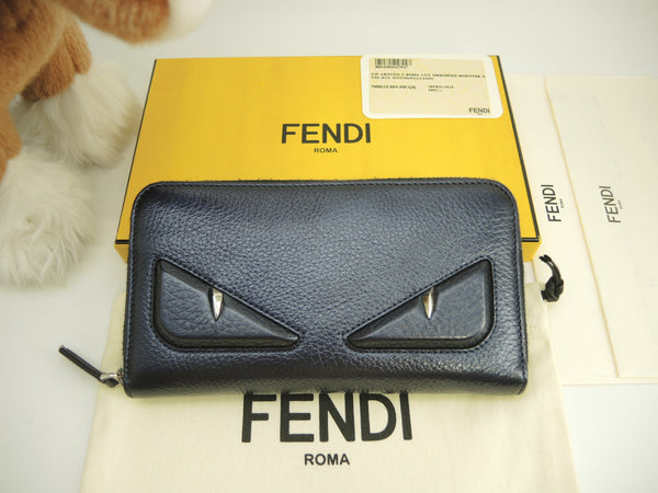 全3色/黒/赤/ベージュ FENDI 長財布 ロングウォレット 美品 - 財布