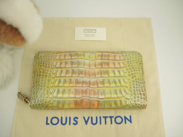 Louis Vuitton Zippy Wallet Crocodile Himalaya Long Wallet Long Wallet –