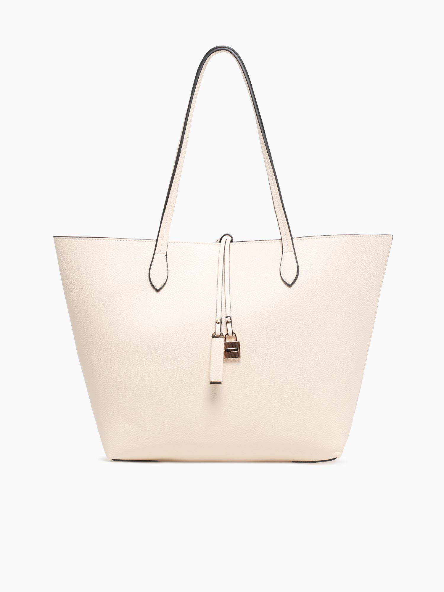 Rev Tote Off White Camel