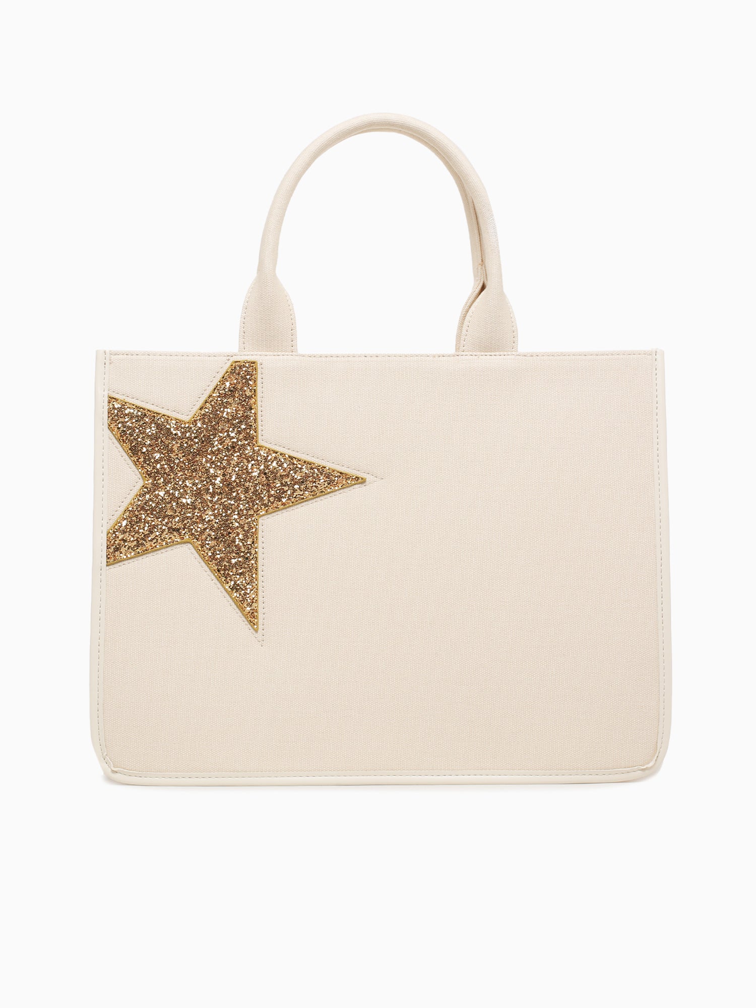 Star Tote Beige Gold