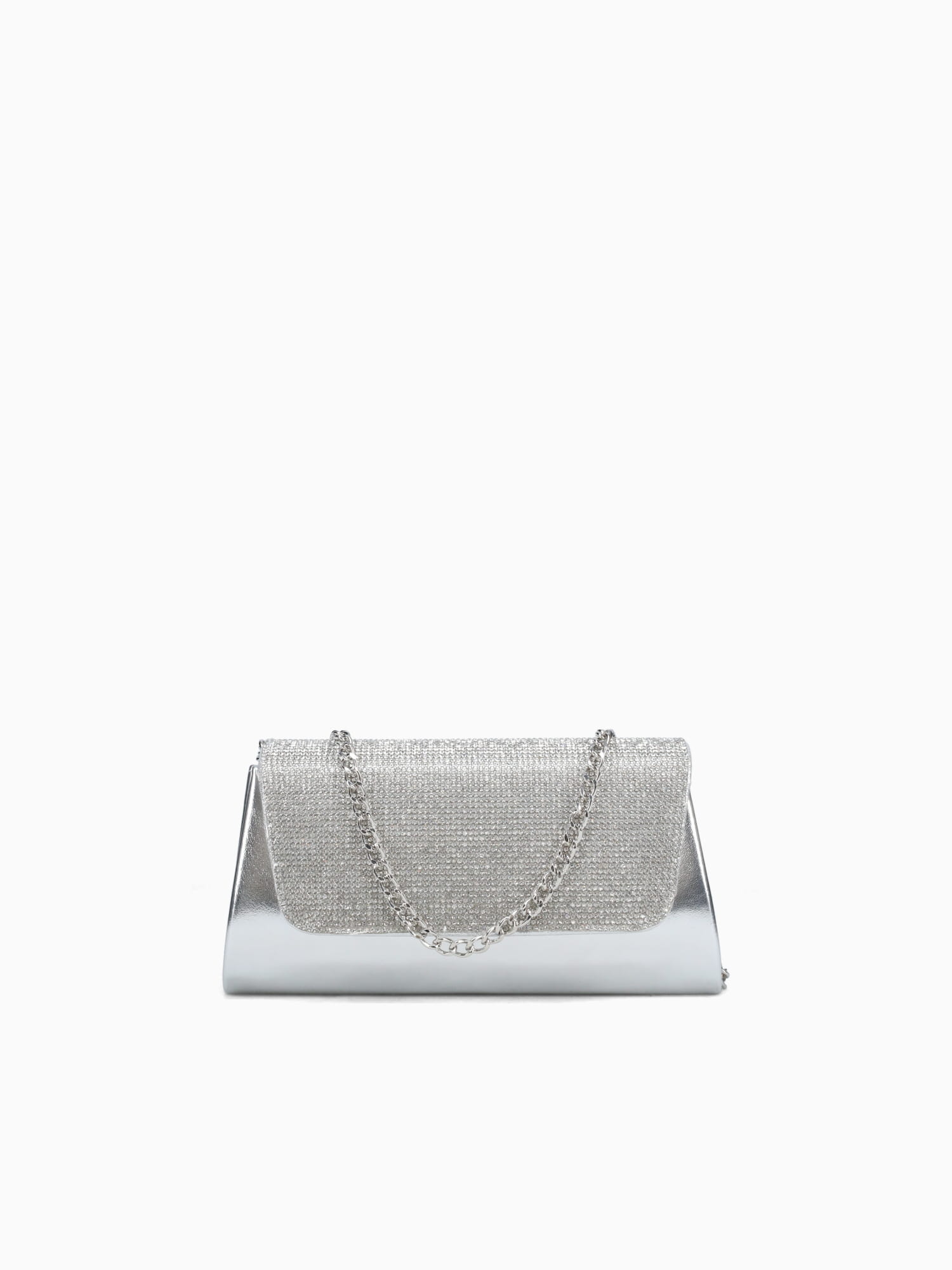 Macie Clutch Silver