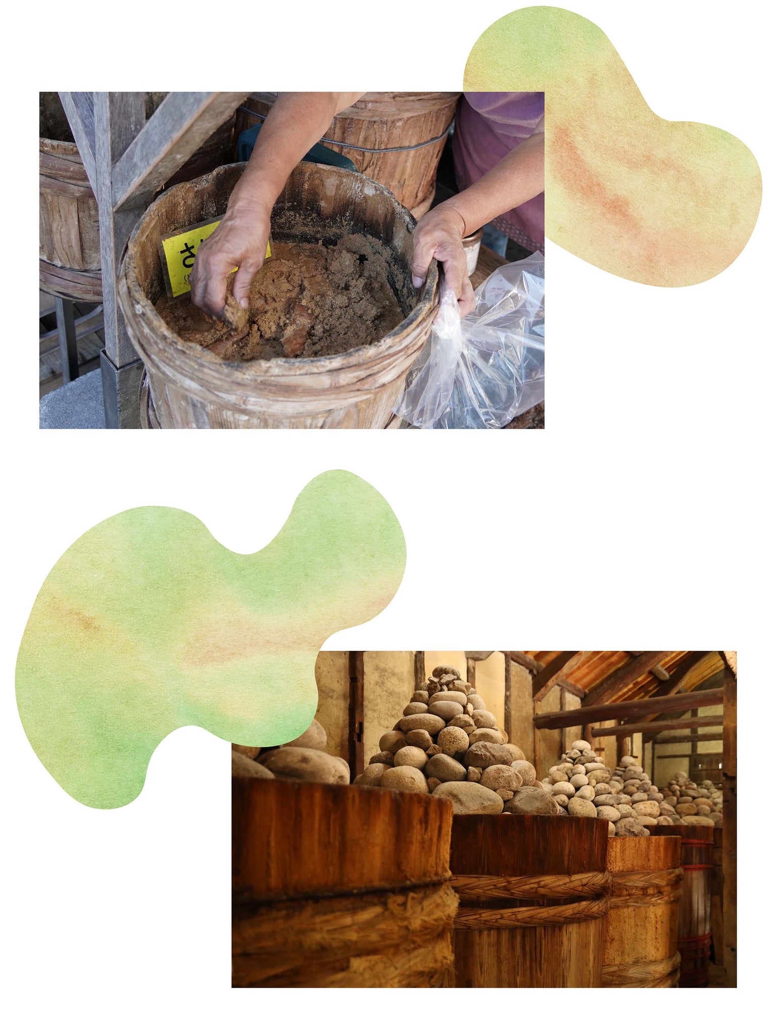 能登半島に位置する輪島市の輪島朝市では、地元の方が丁寧に作った発酵食品が並ぶ。