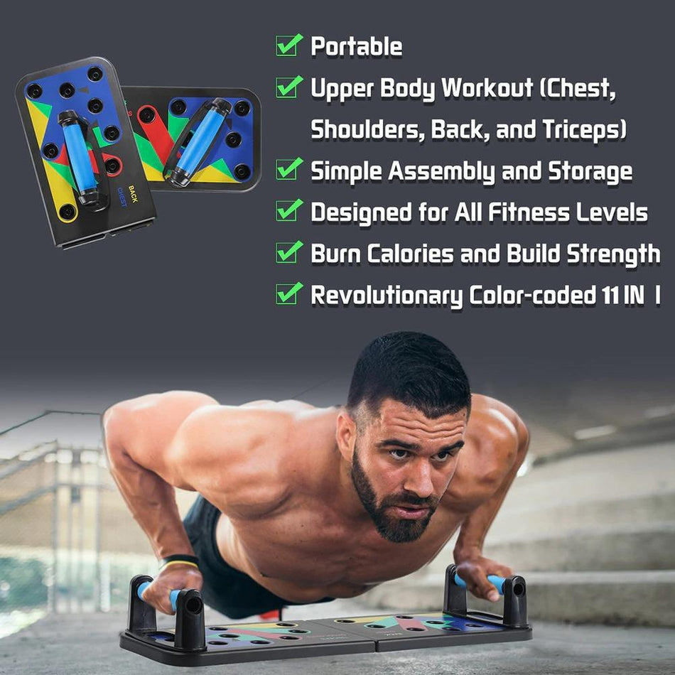 Power Press Push Up Board For Home Fitness 11 In 1 Fixfeels Com Online Fashion Store