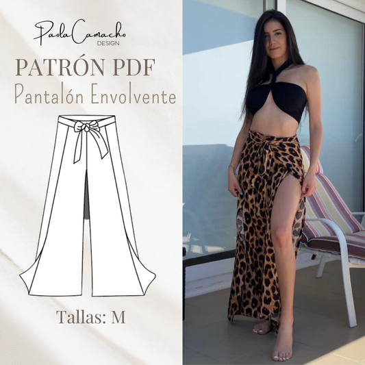 PDF Pattern Palazzo Pants size S, M, L, XL – Paoladesignchile