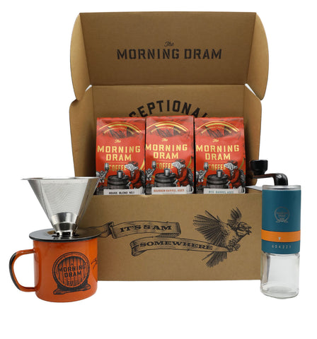 The Morning Dram Starter Kit: barrel-aged coffee for the spirits drinker