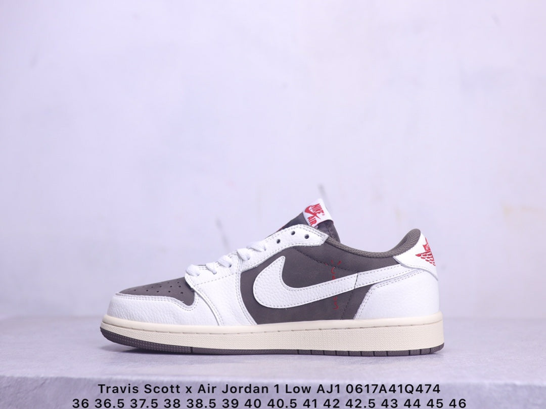 Travis Scott x Air Jordan 1 low basketball shoe