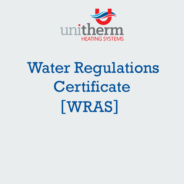 Water Regulations Certificate (WRAS)