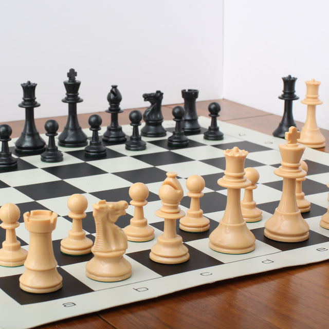 Combo of Knight, Rook & Pawn Chess Pieces in Box Wood - 3.54 Knight