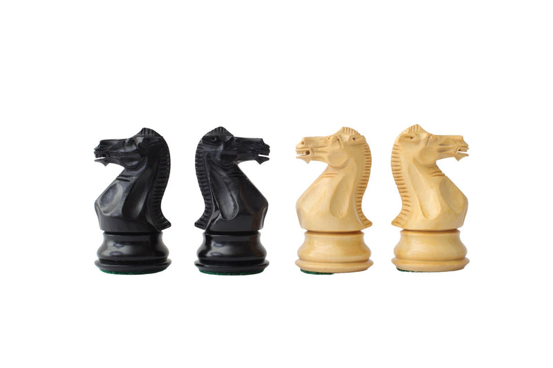 4.1 Pro Staunton Weighted Wooden Chess Set- Chess Pieces Only - Eboni