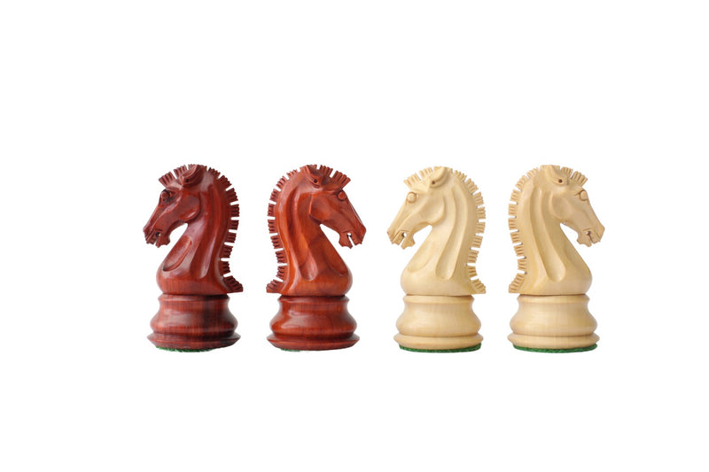 3.9 Craftsman Knight Staunton Chess Set- Chess Pieces Only - Double W