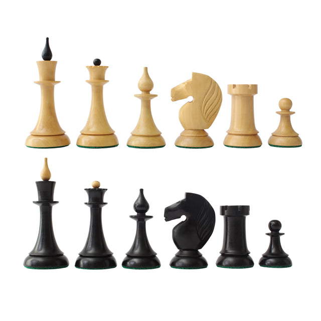 4.1 Bud Rosewood Staunton Chess Pieces Set ENGLISH CLUB 