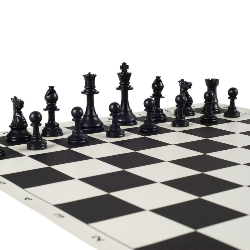  Basic Plastic Tournament & Club Staunton Chess Pieces