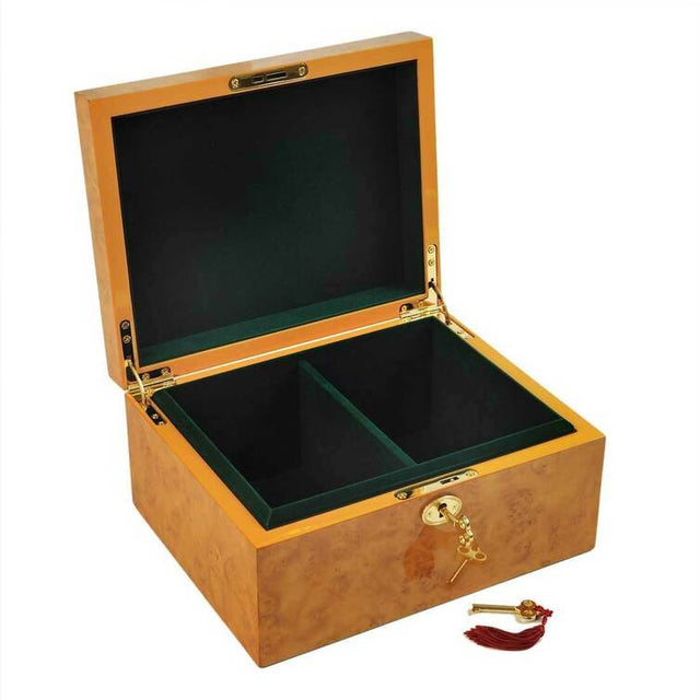 Picture of Burlwood Pattern Chess Box