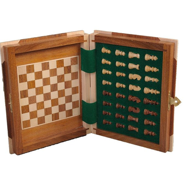 Picture of Book Wooden Magnetic Chess Set - Large