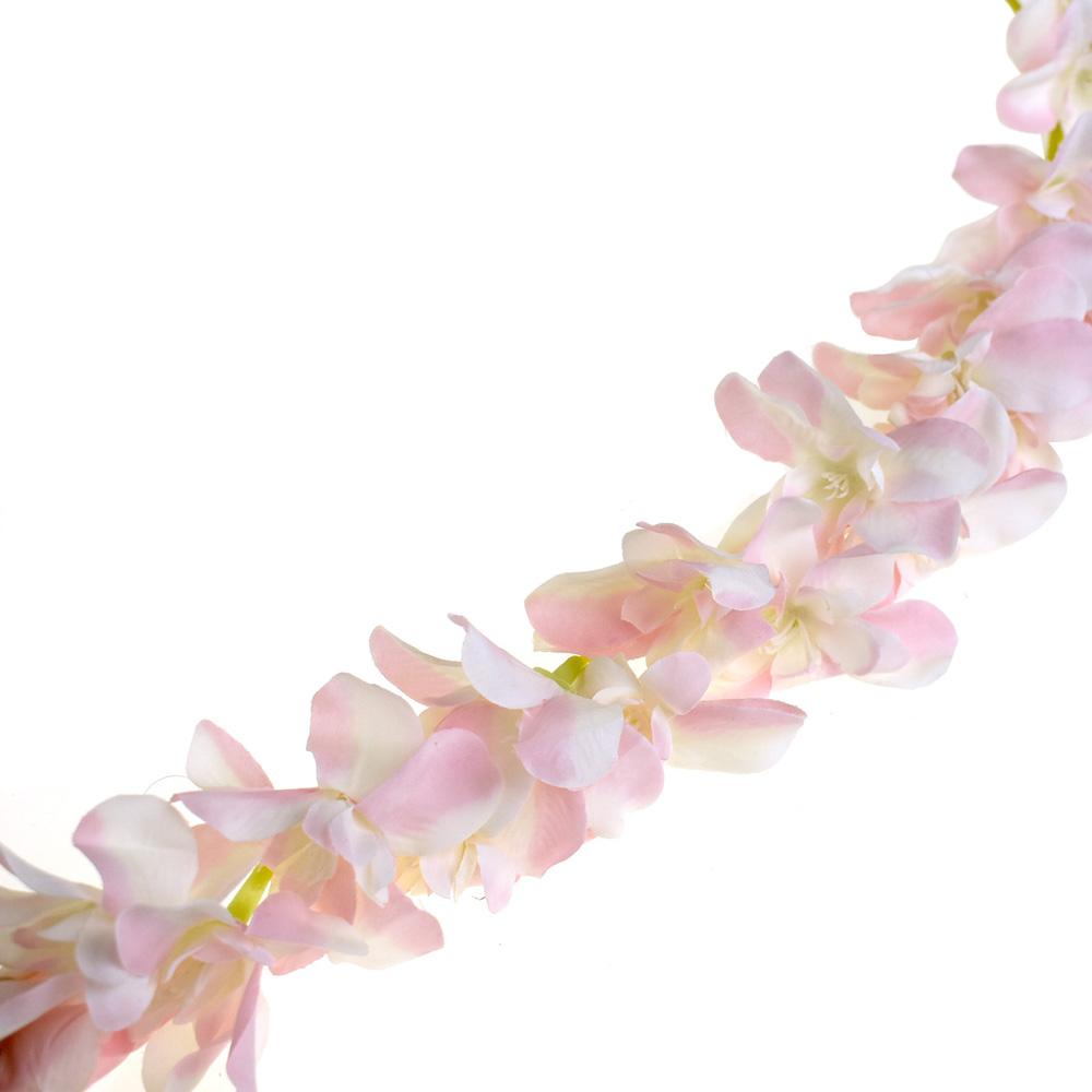 Artificial Plumeria Garland Blush Pink 86 Inch WwwPartyMillcom