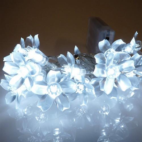 LED Flower String Lights, White, 28-inch, 20 LED – www.PartyMill.com