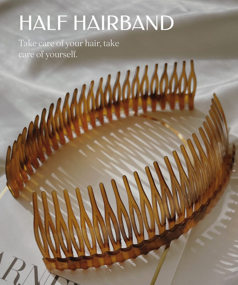 Tegenstrijdigheid Rijd weg opleiding Half comb headband (Buy 1 Get 1 free) | Modern luxury hair accessory brand