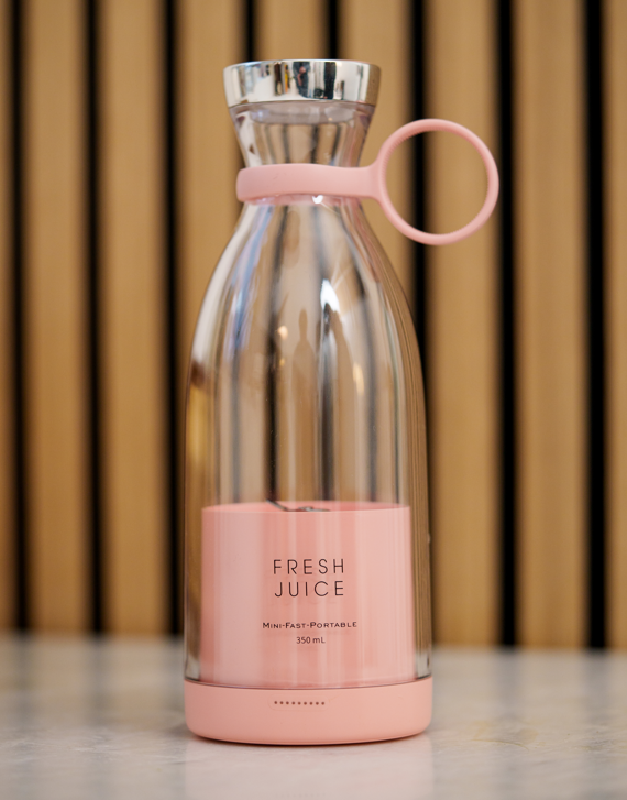 Se Fresh Juice - Bærbar Blender - Pink hos Tech Shoppen