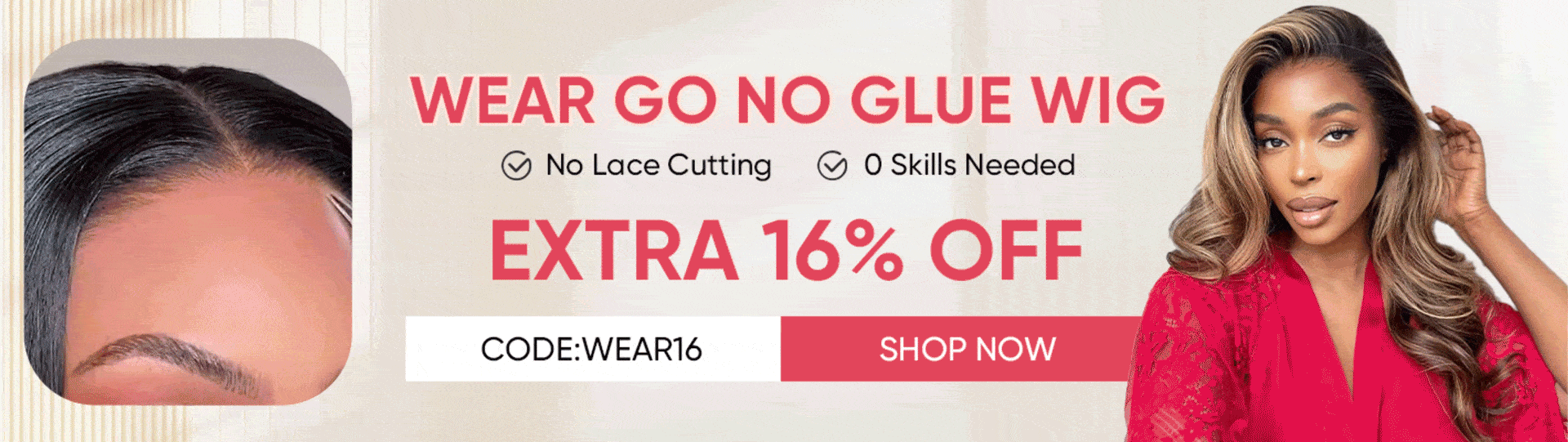 Wear & Go Pre Cut Lace Wig