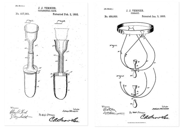 1892 patentierte Ahnen-Menstruationstasse