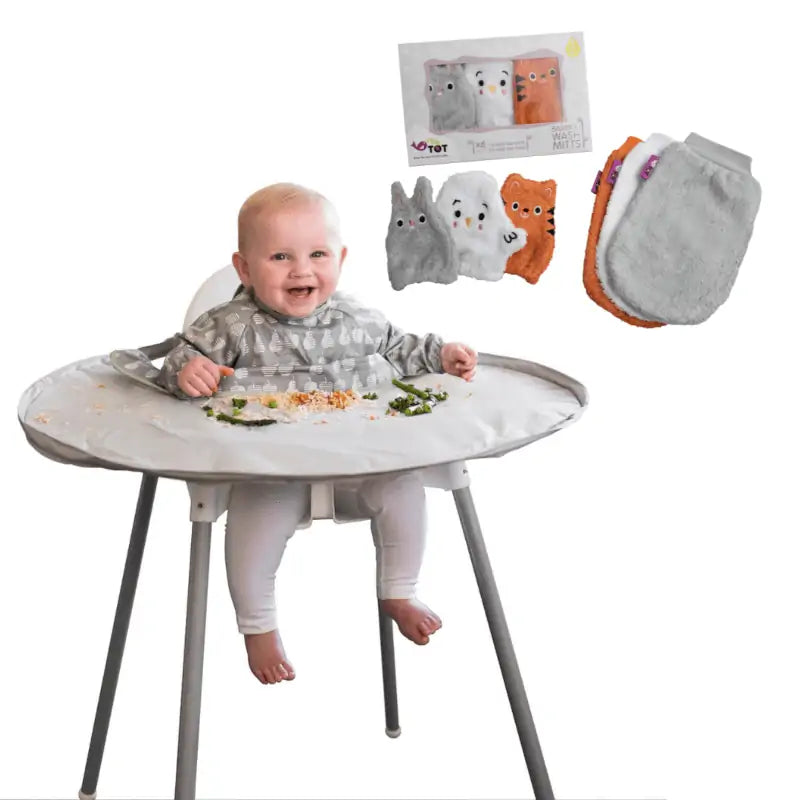 Tidy Tot Weaning Bib & Tray Kit — Hungry Munchkins by Laura Carbery