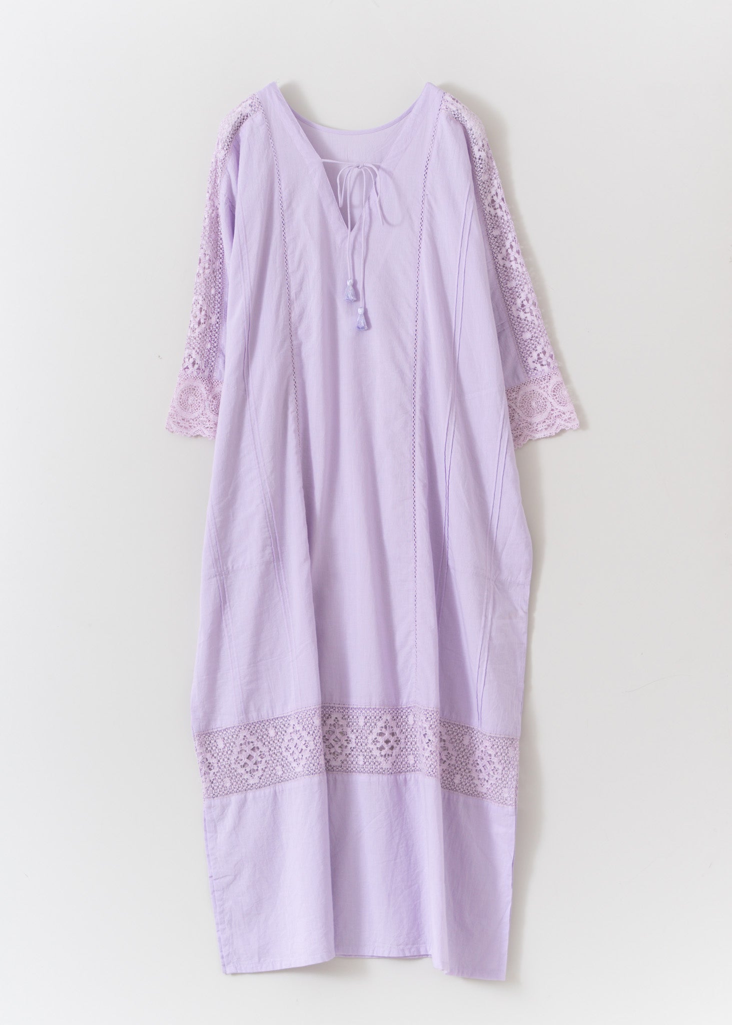 Cotton Voile Tiered Middle Length Dress Mint | Pasand by ne 